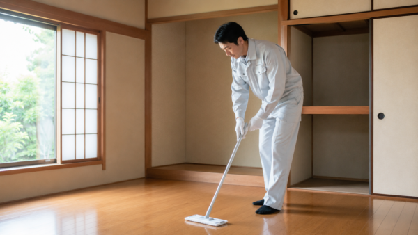 搬出後の簡易清掃